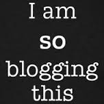 blogging it